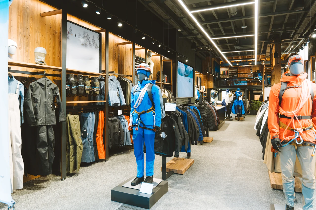 Arc’teryx Chamonix, retail interior