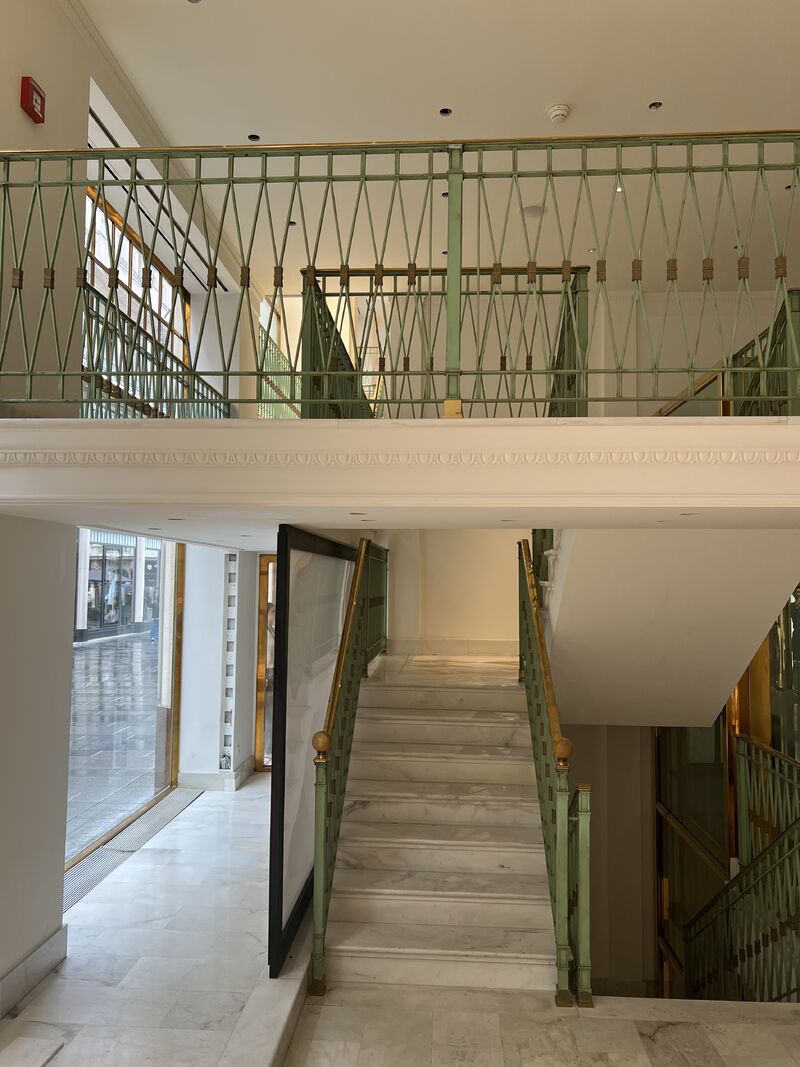 Staircase within the existing Vienna building