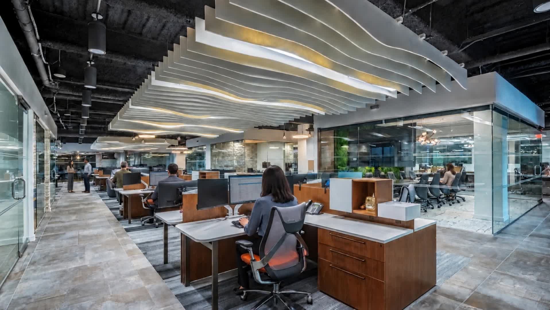 International Materials Inc. office with employees at work
